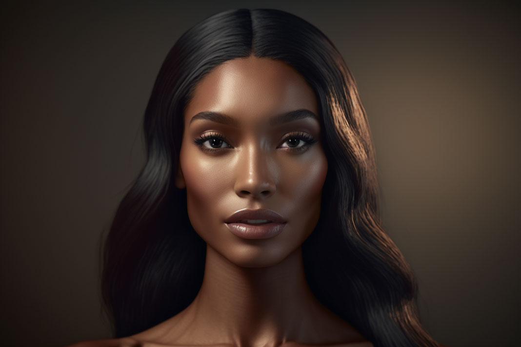 une belle femme noire